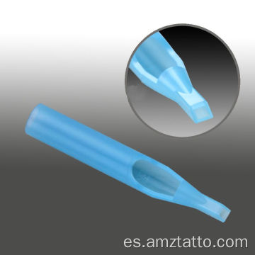 Aguja de tatuaje azul desechable